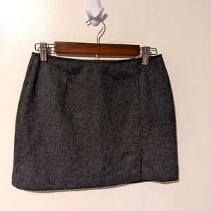 '90s vintage express wool mini skirt